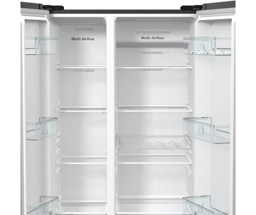 Hisense, No Frost, 550 L, kõrgus 179 cm, must - SBS-Külmik