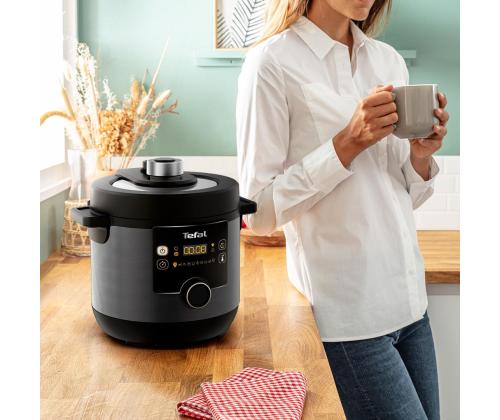 Tefal Turbo Cuisine & Fry, 1200 W, must - Multi- ja survekeetja
