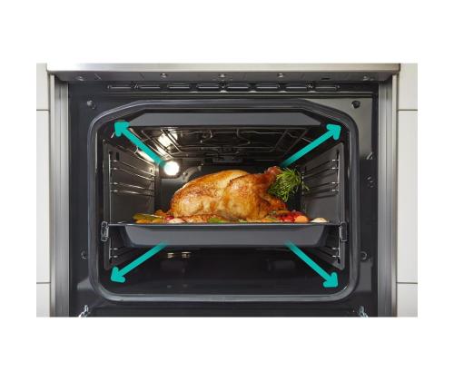 Gorenje, 70 L, laius 50 cm, valge - Induktsioonpliit elektriahjuga