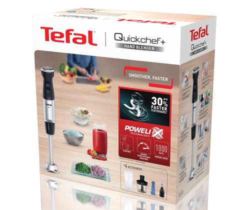Tefal Quickchef+, 1000 W, roostevaba teras - Saumikser