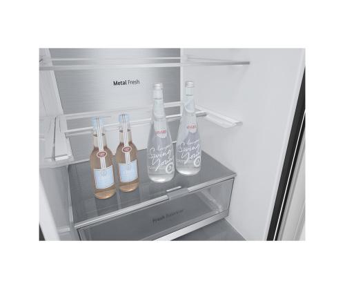 LG, NoFrost, 387 L, 203 cm, must - Külmik