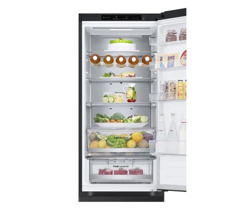 LG, NoFrost, 387 L, 203 cm, must - Külmik