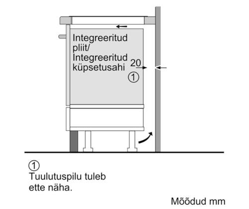 Bosch seeria 6 Domino, laius 30,6 cm, terasraamiga, must - Integreeritav induktsioonpliidiplaat