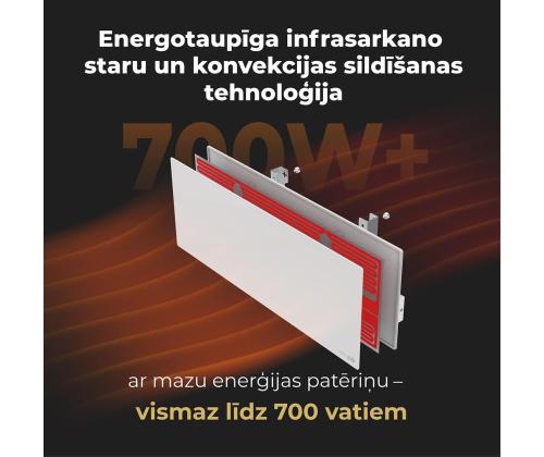 Aeno, 700+ W, valge - Premium Eco Smart kütteseade