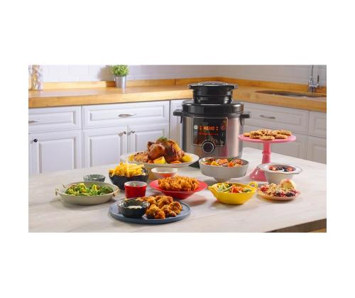 Tefal Turbo Cuisine & Fry, 1200 W, must - Multi- ja survekeetja