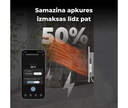 Aeno, 700+ W, valge - Premium Eco Smart kütteseade