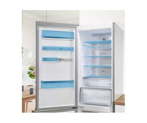 Bosch, NoFrost, 363 L, kõrgus 203 cm, roostevaba teras - Külmik