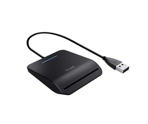 Trust Primo, USB-A, must - ID-kaardilugeja