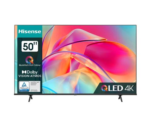 Hisense E7KQ, 50", Ultra HD, QLED, must - Teler