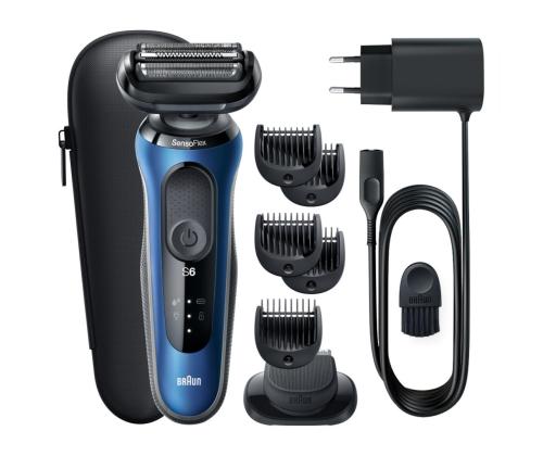 Braun Series 6 AutoSense Wet & Dry, must/sinine - Pardel