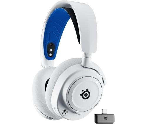 SteelSeries Arctis Nova 7P Wireless, PlayStation 5, valge - Juhtmevaba peakomplekt