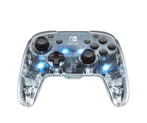 PDP Afterglow Wireless Deluxe, Nintendo Switch, läbipaistev - Juhtmevaba pult