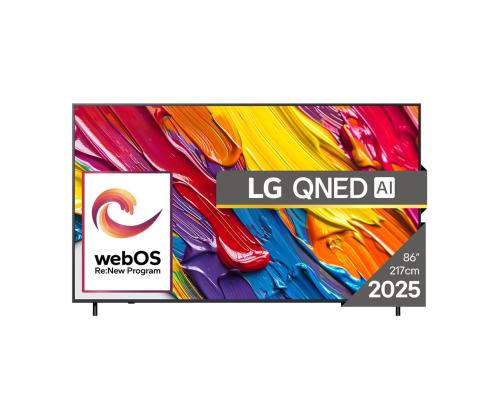 LG QNED82 AI, 86'', 4K UHD, QNED, must - Teler