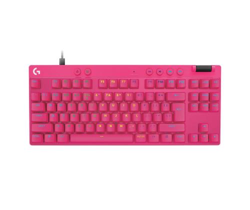 Logitech Pro X TKL Rapid, US, roosa - Klaviatuur