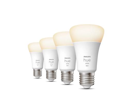Philips Hue White, E27, valge, 4 tk - Nutivalgusti
