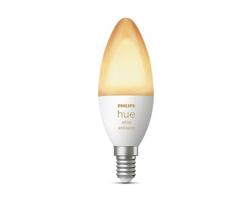 Philips Hue White Ambiance, E14, valge - Nutivalgusti