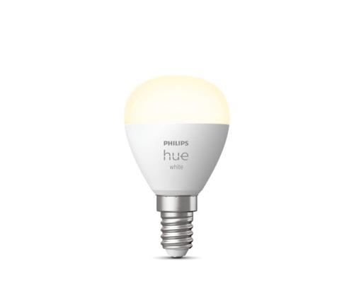Philips Hue White Lustre, Läikiv, P45, E14, valge - Nutivalgusti