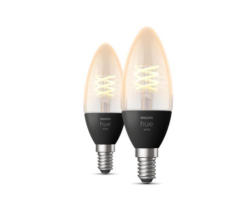 Philips Hue White, E14, pehme valge, hõõgniidiga, 2 tk - Nutivalgusti