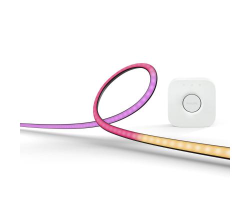 Philips Hue Play Gradient PC Lightstrip, 3x 24''-27'' + sild, must/valge - LED valgusriba arvutile