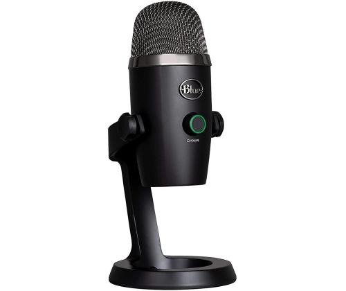 Blue Yeti Nano, 3,5 mm, USB, must - Mikrofon