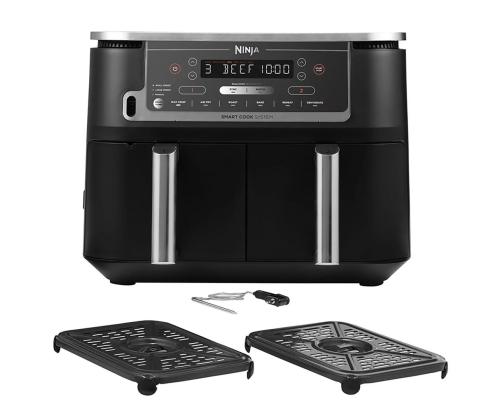 Ninja Foodi MAX Dual Zone, toidutermomeetriga, 9.5 L, 2470 W, must - Kuumaõhufritüür