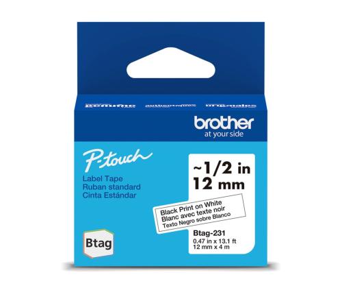 Brother Btag 231, 4m, must/valge - Silditeip
