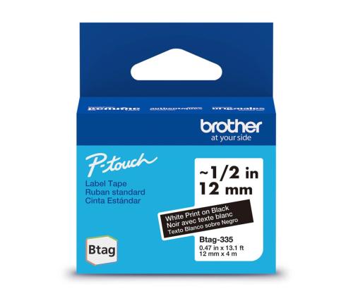 Brother Btag 335, 4m, valge/must - Silditeip