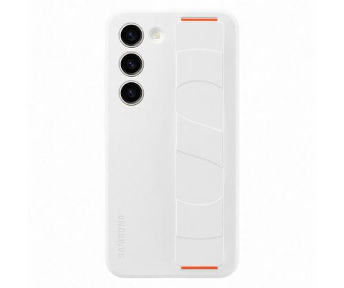 Samsung Silicone Grip Case, Galaxy S23, valge - Ümbris