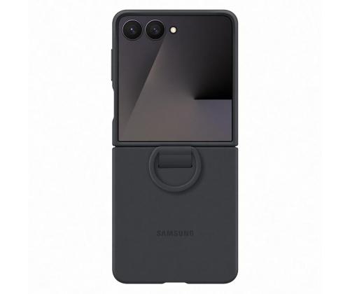 Samsung Silicone case, Galaxy Flip7, must - Silikoonümbris