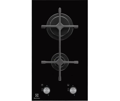 Electrolux, laius 29 cm, must - Integreeritav gaasipliidiplaat