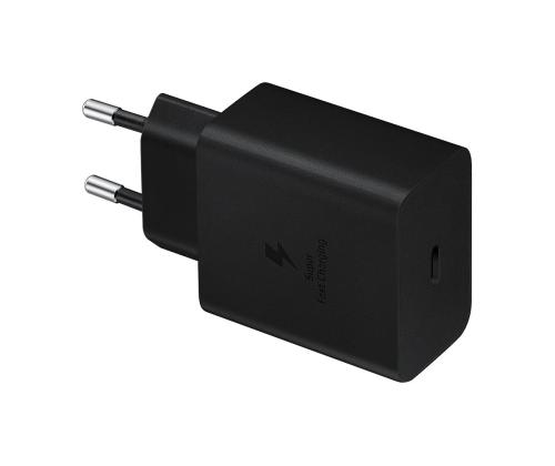 Samsung Super Fast Charging, USB-C, 45 W, must - Vooluadapter ja USB-C kaabel