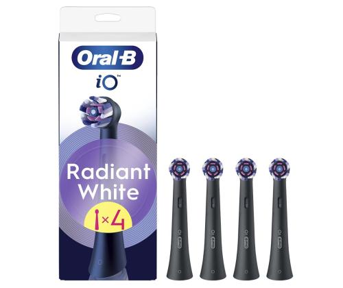 Braun Oral-B Radiant White, 4 tk, must - Lisaharjad