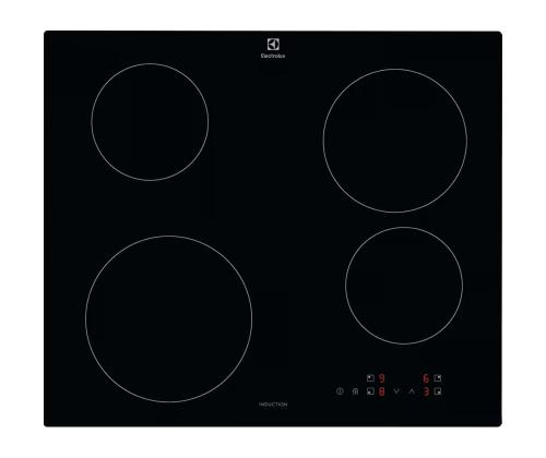 Electrolux 300 Basic, laius 52 cm, raamita, must - Integreeritav induktsioonplaat