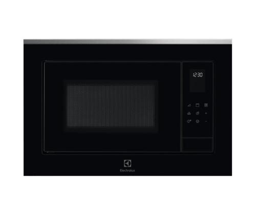 Electrolux, 25 L, 900 W, must/roostevaba teras - Integreeritav mikrolaineahi