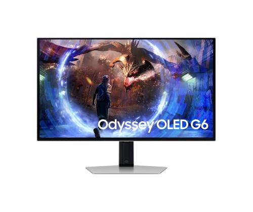 Samsung Odyssey OLED G6, 27'', 360 Hz, QHD, OLED, hõbe - Monitor