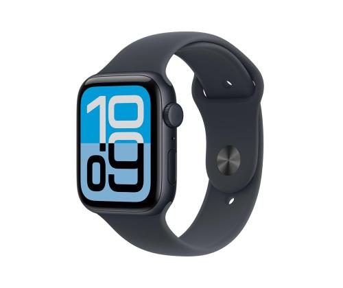 Apple Watch SE 3, 40 mm, GPS + Cellular, sport band, S/M, must alumiinium / must - Nutikell
