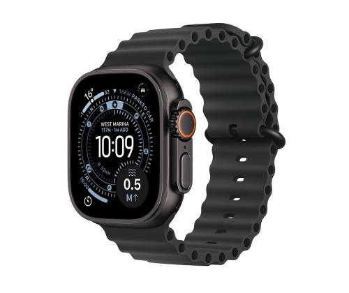 Apple Watch Ultra 3, 49 mm, Ocean Band, must titaan / must - Nutikell