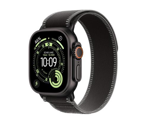 Apple Watch Ultra 3, 49 mm, Trail Loop, S/M, must titaan / must - Nutikell