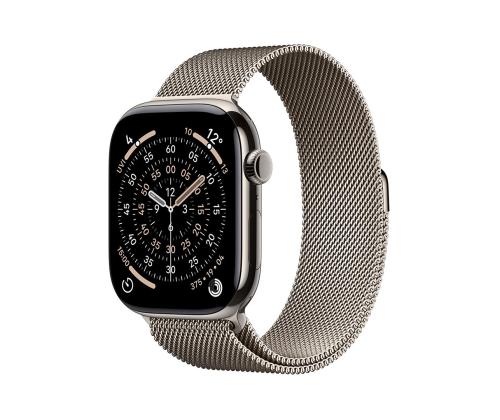 Apple Watch 11, 42 mm, GPS + Cellular, Milanese loop, titaan - Nutikell