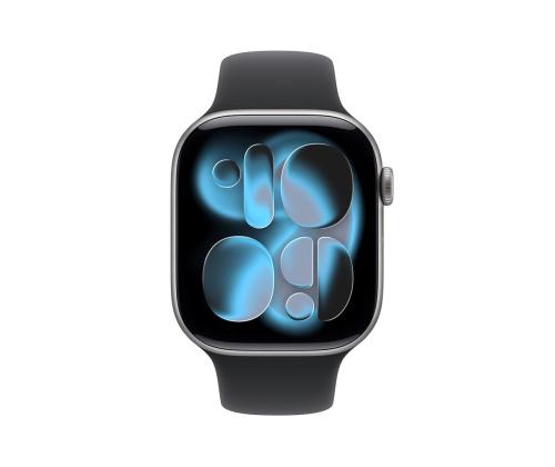 Apple Watch 11, 46 mm, GPS + Cellular, S/M, tumehall - Nutikell