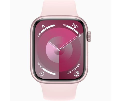 Apple Watch Series 9 GPS + Cellular, 45 mm, Sport Band, M/L, roosa - Nutikell