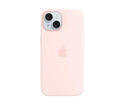 Apple Silicone Case with Magsafe, iPhone 15, roosa - Ümbris