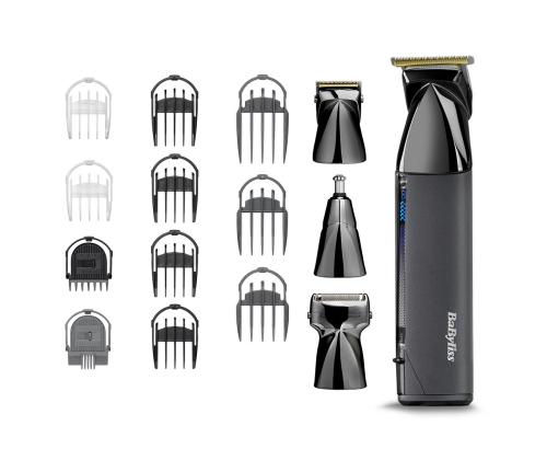 BaByliss Super-X Metal, 15-ühes, must - Trimmeri komplekt