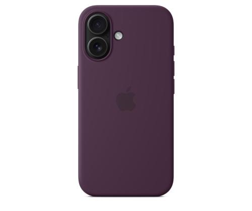Apple Silicone Case with Magsafe, iPhone 16, lilla - Ümbris
