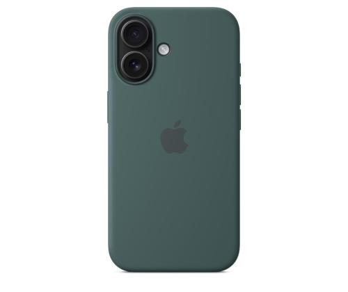 Apple Silicone Case with Magsafe, iPhone 16, roheline - Ümbris