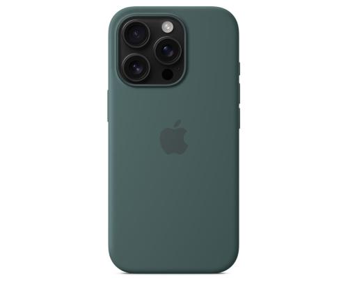 Apple Silicone Case with Magsafe, iPhone 16 Pro, roheline - Ümbris