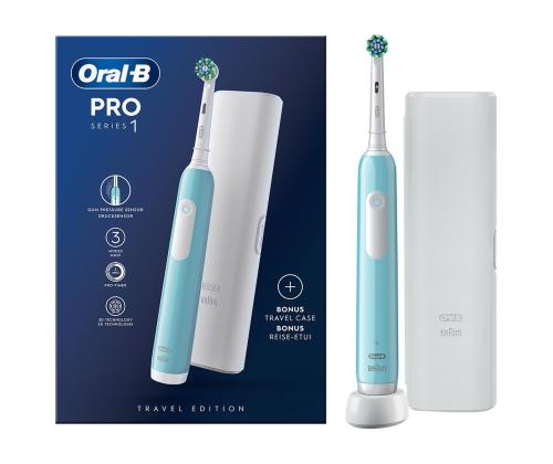Braun Oral-B Pro Seeria 1, helesinine - Elektriline hambahari