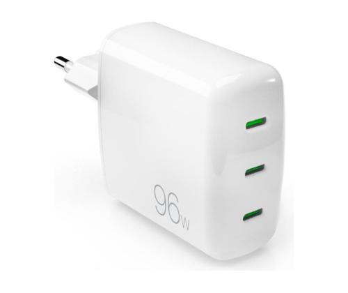 Puro MiniPro Gan Wall Charger, 96 W, valge - Laadija
