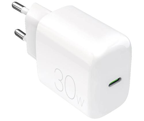Puro DAILY 1, USB-C, 30 W, valge - Laadija