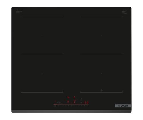 Bosch, Seeria 6, raamita, must - Integreeritav induktsioonpliidiplaat